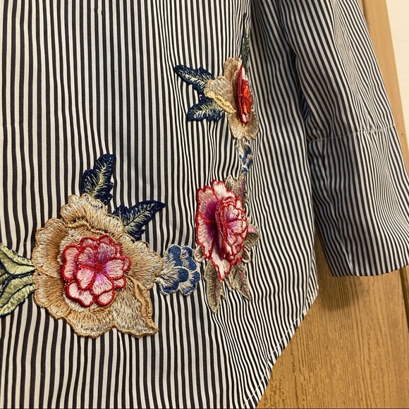 Stem&Vine Long Sleeve Blouse, Sz L - Picture 3 of 3